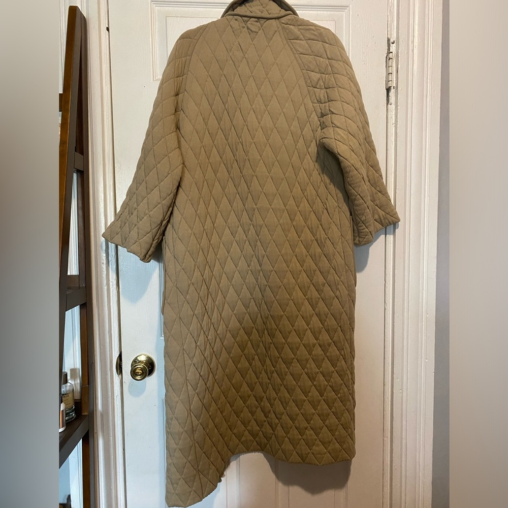Zara Quilted Trench Coat - Picture 4 of 4